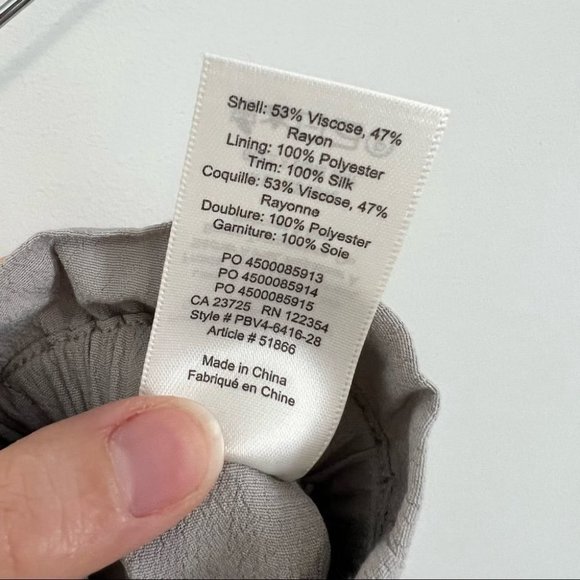 Aritzia Wilfred Montrouge Shorts Light Grey Pull On Paperbag Shorts - Picture 14 of 14